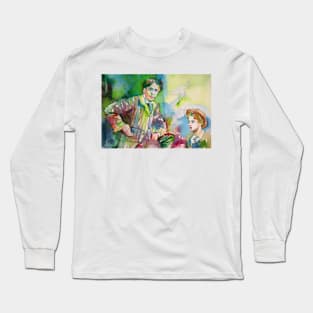 OSCAR WILDE and LORD ALFRED DOUGLAS watercolor portrait.3 Long Sleeve T-Shirt